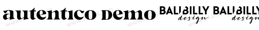Autentico Demo字体转换